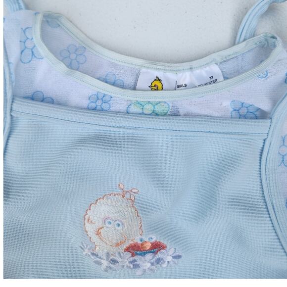 Sesame Street Dress Toddler Girls 3T Big Bird n Elmo VTG - Picture 4 of 5